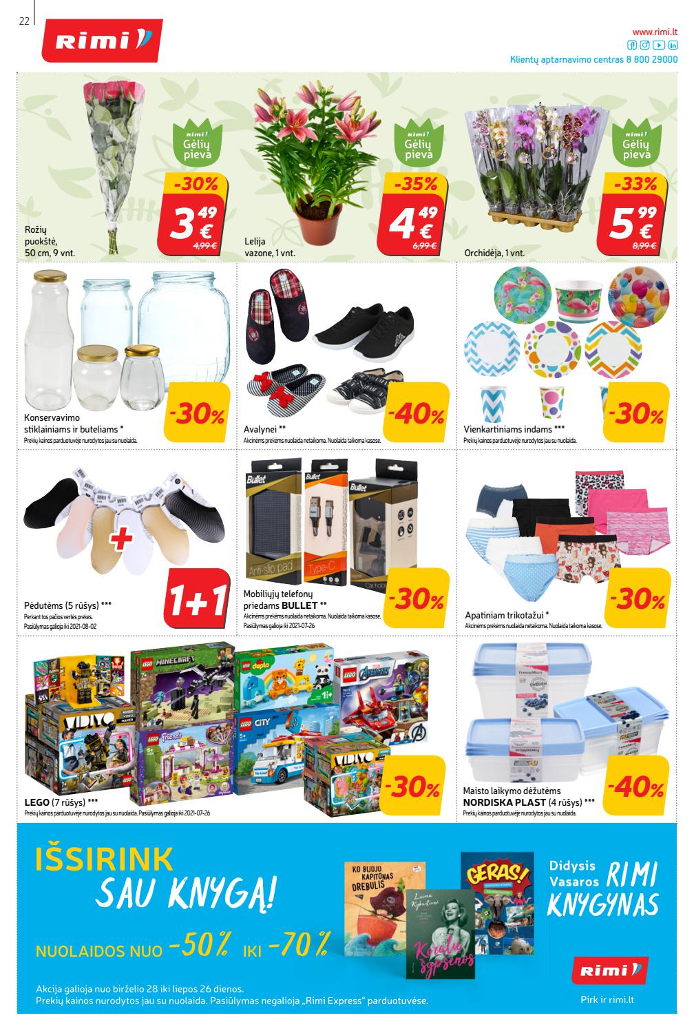 Rimi savaitinis leidinys akcijos nuo 
  2021-07-13 iki 
  2021-07-19 | Leidinukas.lt puslapis 22