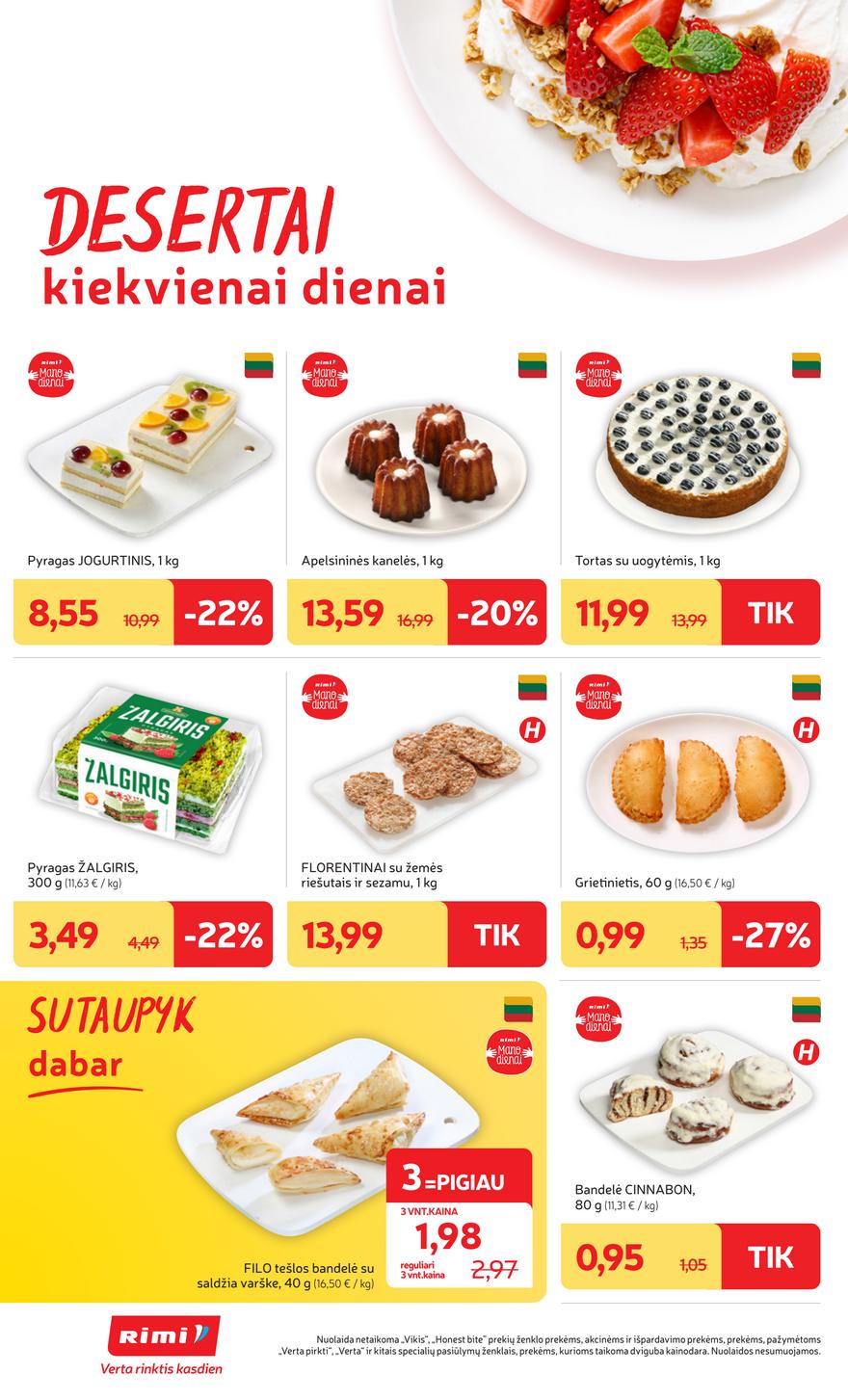Rimi savaitinis leidinys 27 akcijos nuo 
  2025-07-01 iki 
  2025-07-07 | Leidinukas.lt puslapis 14