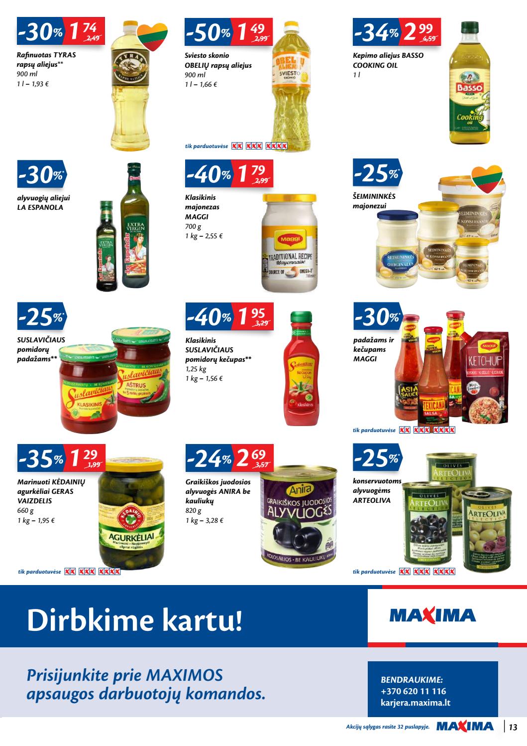 Maxima kaininis leidinys akcijos nuo 
  2020-04-28 iki 
  2020-05-04 | Leidinukas.lt puslapis 13