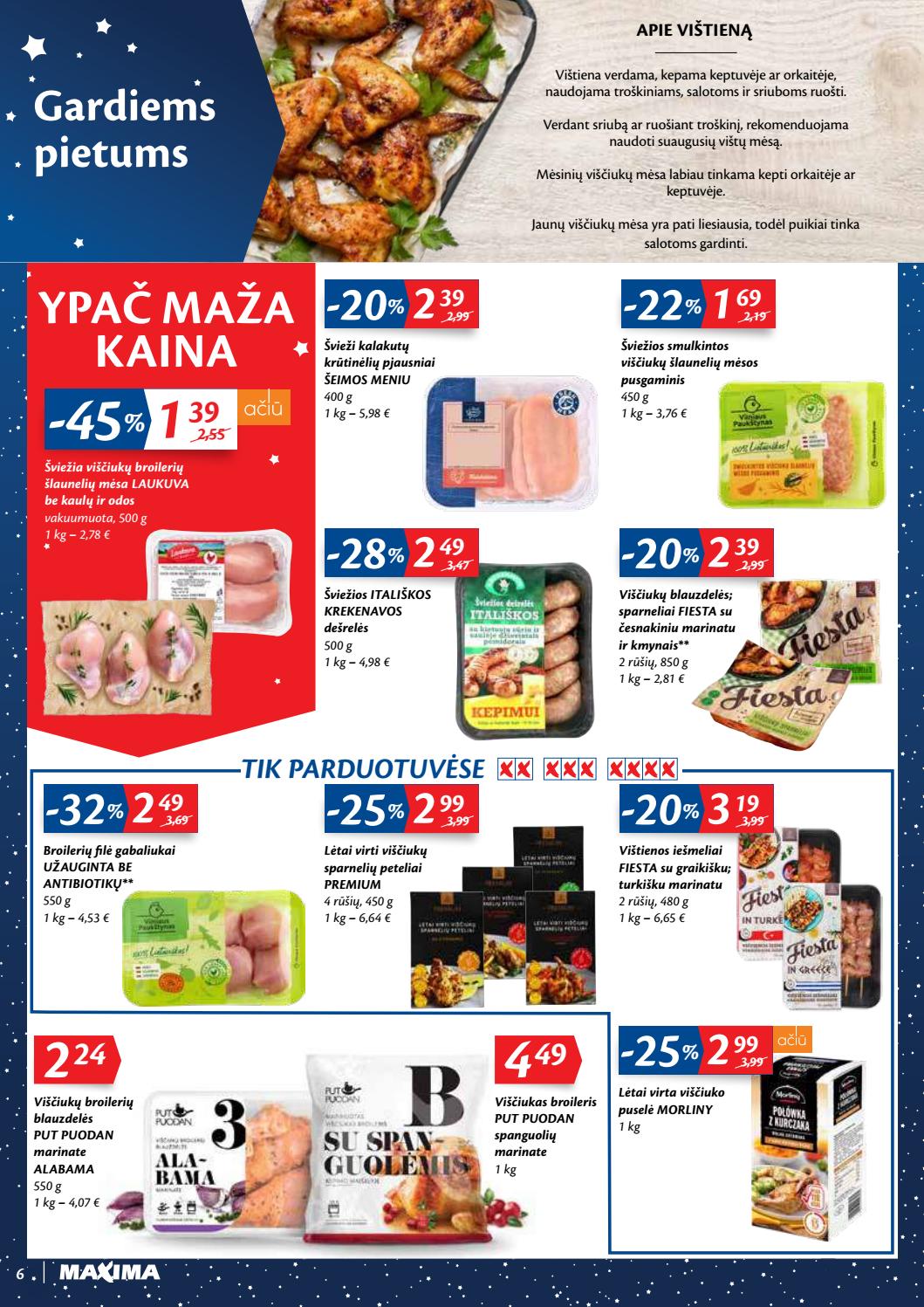 Maxima kaininis leidinys akcijos nuo 
  2020-12-01 iki 
  2020-12-07 | Leidinukas.lt puslapis 6