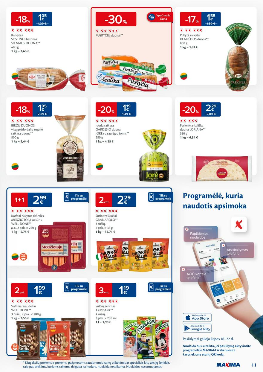 Maxima leidinys akcijos nuo 
  2024-07-16 iki 
  2024-07-22 | Leidinukas.lt puslapis 11