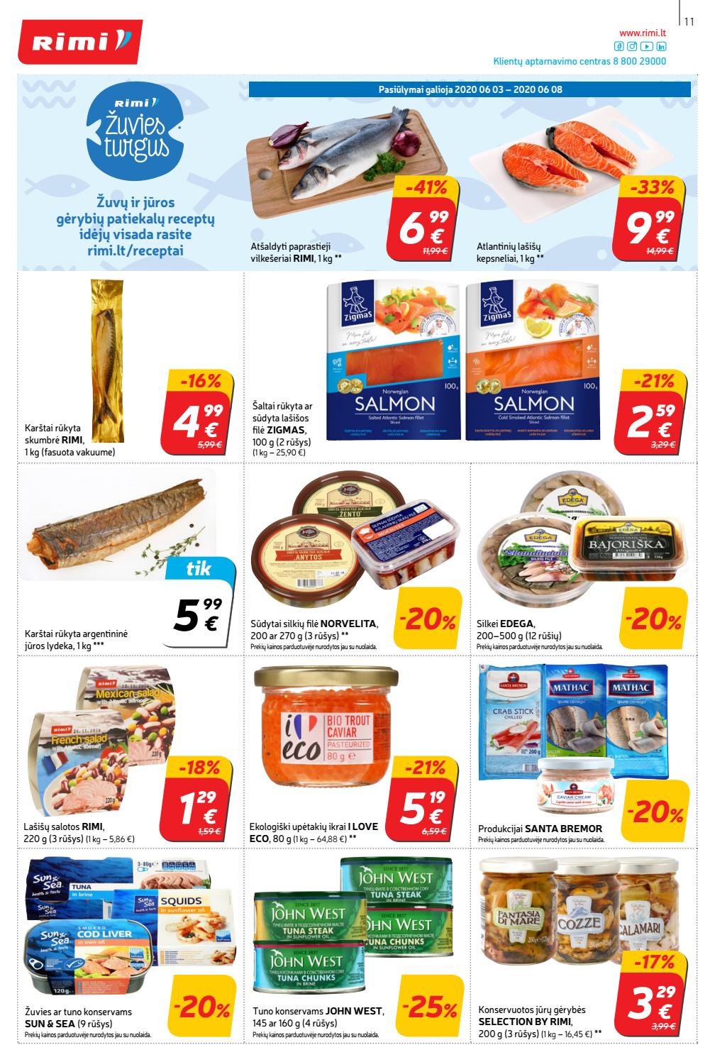 Rimi savaitinis leidinys akcijos nuo 
  2020-06-02 iki 
  2020-06-08 | Leidinukas.lt puslapis 11