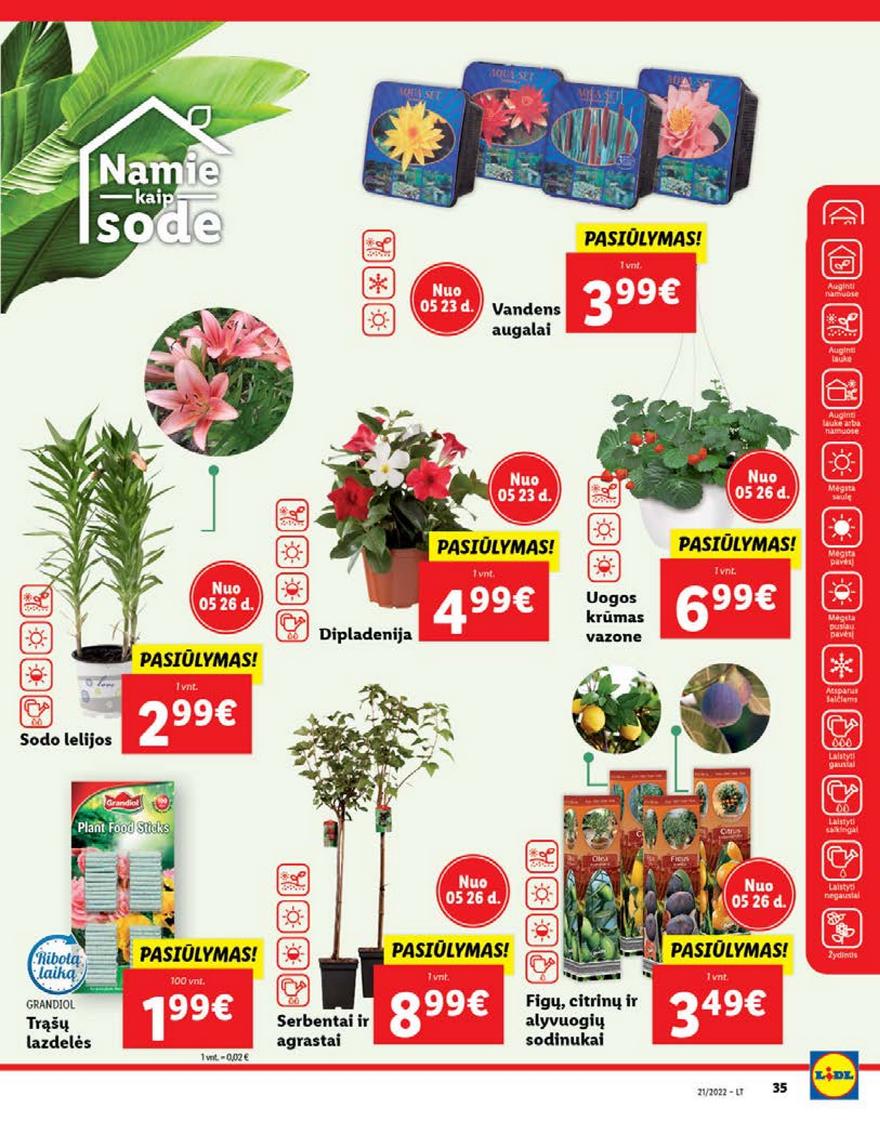 Lidl maisto prekių pasiūlymai akcijos nuo 
  2022-05-23 iki 
  2022-05-29 | Leidinukas.lt puslapis 35