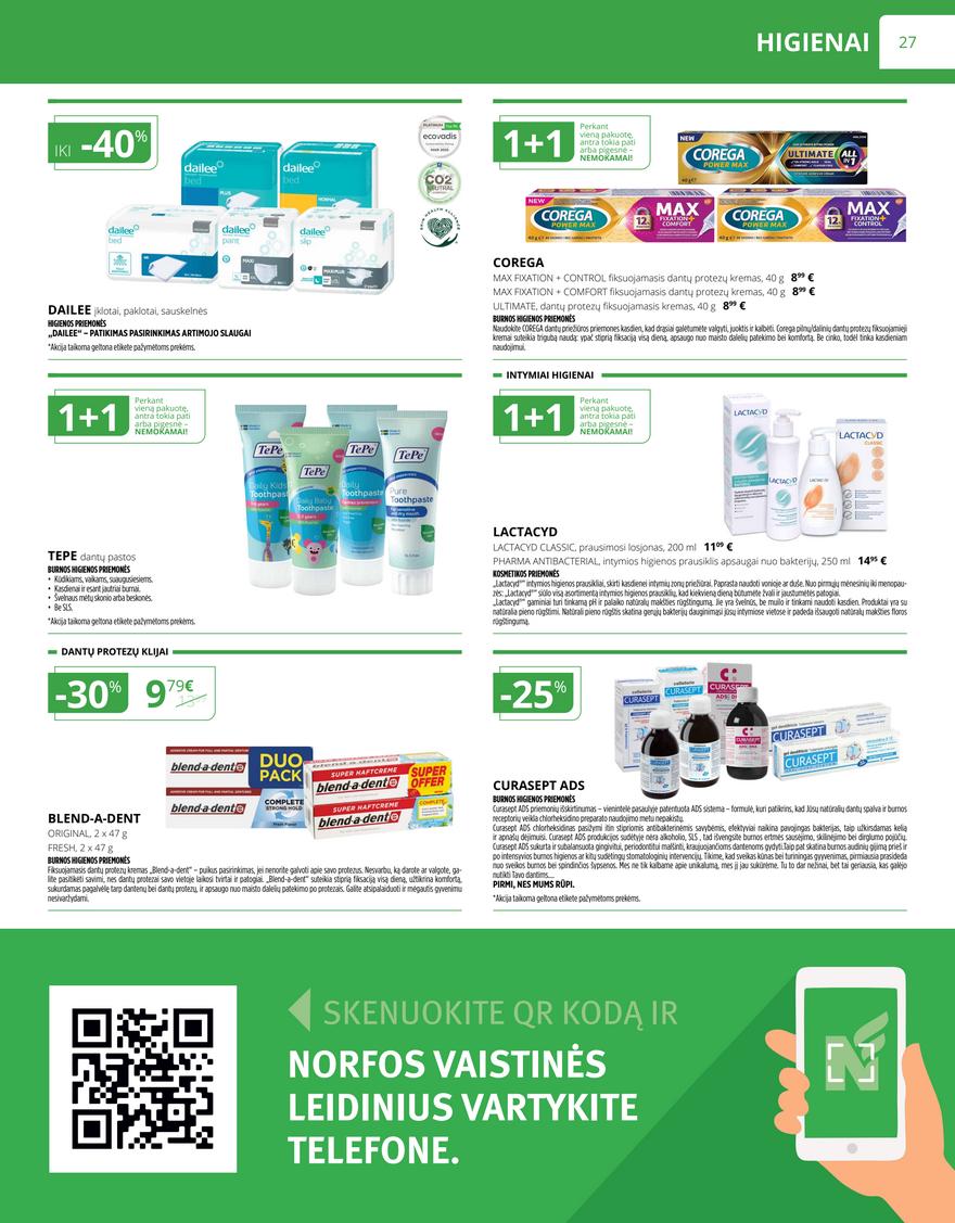 Norfos vaistinės leidinys akcijos nuo 
  2025-07-01 iki 
  2025-07-31 | Leidinukas.lt puslapis 27