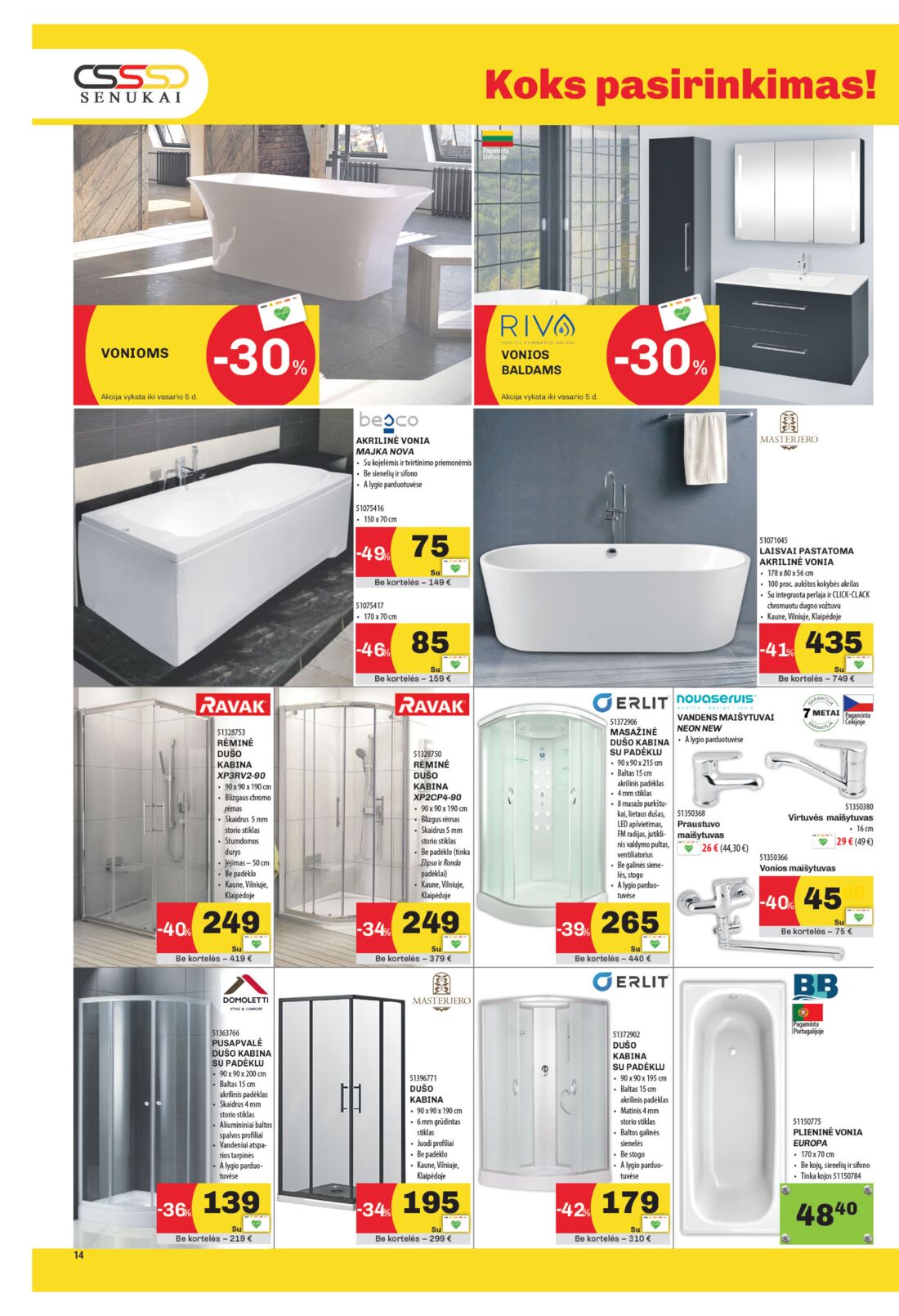 Senukai reklaminis leidinys akcijos nuo 
  2020-01-09 iki 
  2020-02-03 | Leidinukas.lt puslapis 14