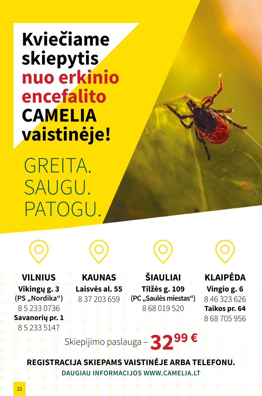 Camelia birželio leidinys akcijos nuo 
  2021-06-01 iki 
  2021-06-30 | Leidinukas.lt puslapis 22