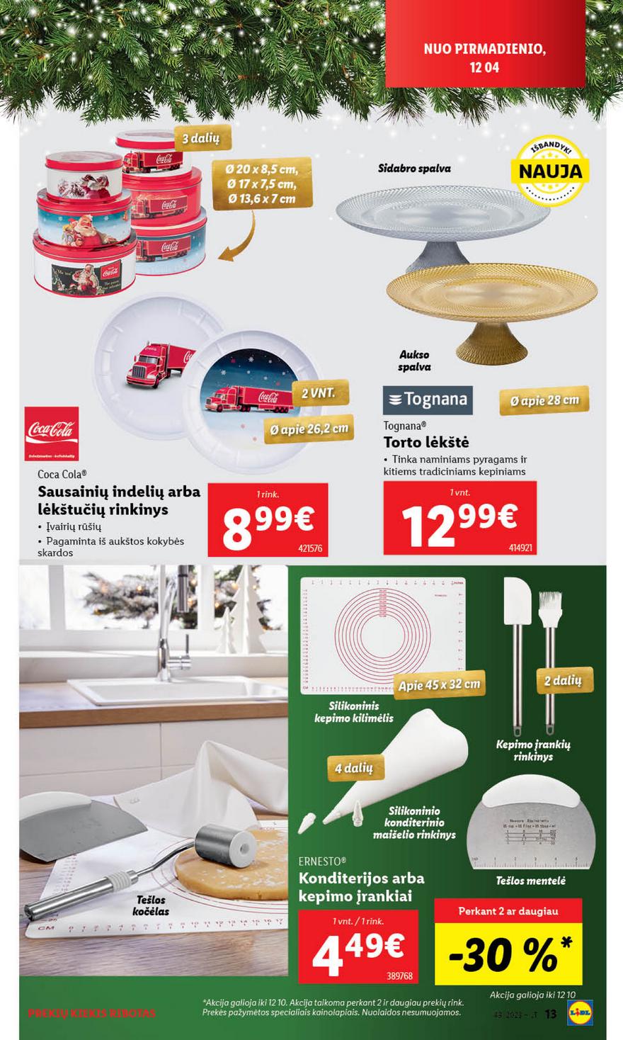 Lidl pasiūlymai akcijos nuo 
  2023-12-04 iki 
  2023-12-10 | Leidinukas.lt puslapis 15
