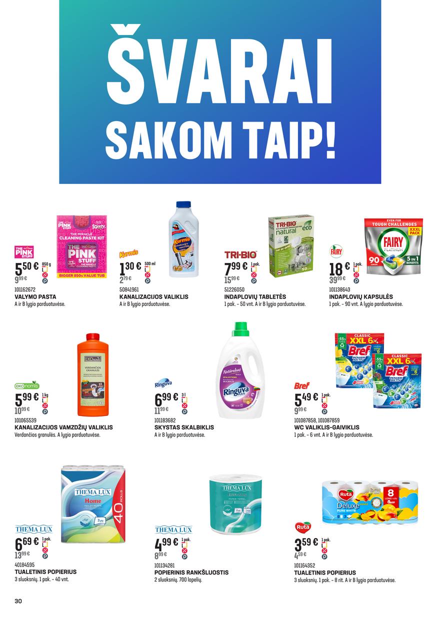 Senukai leidinys akcijos nuo 
  2025-08-20 iki 
  2025-09-15 | Leidinukas.lt puslapis 30