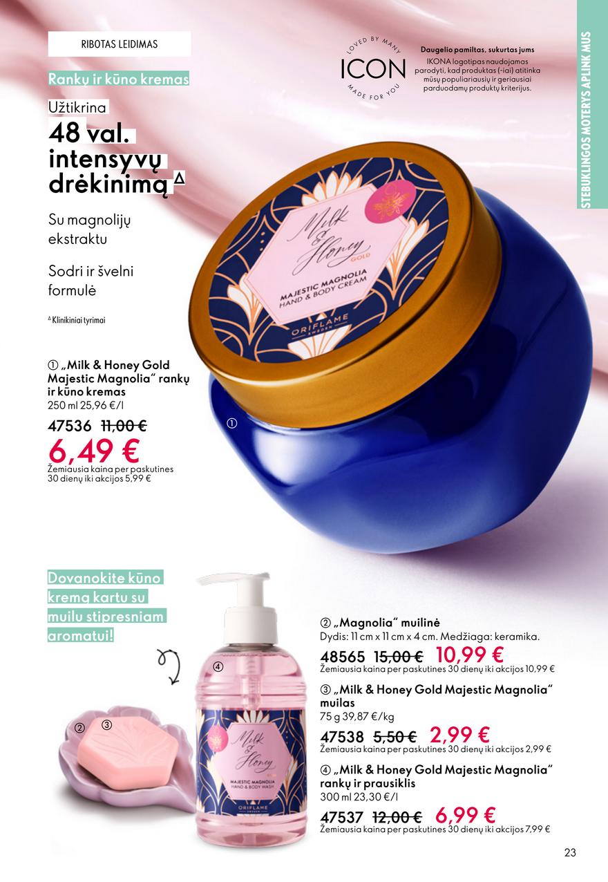 Oriflame katalogas akcijos nuo 
  2026-02-18 iki 
  2026-03-10 | Leidinukas.lt puslapis 23