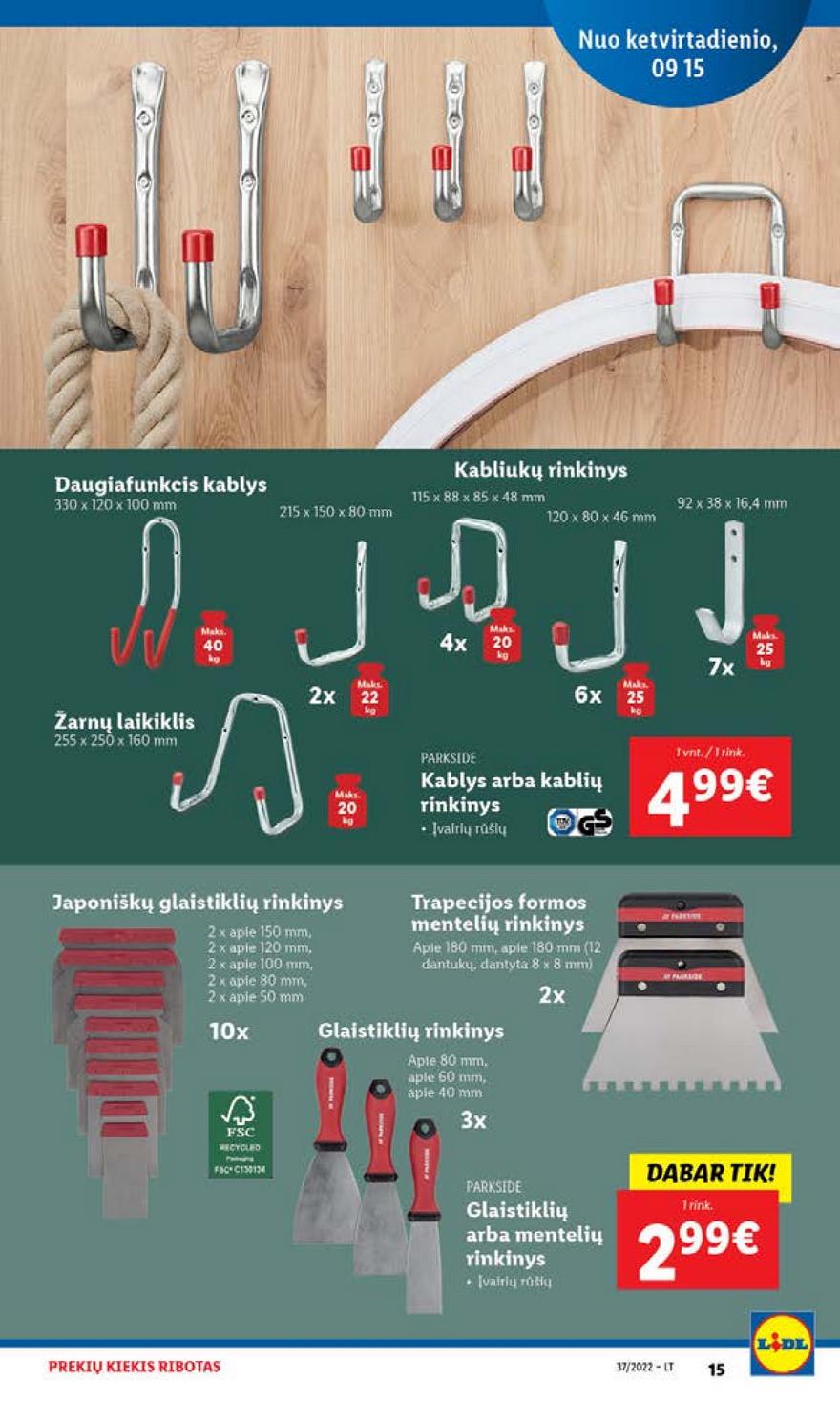 Ldil ne maisto prekių pasiūlymai akcijos nuo 
  2022-09-12 iki 
  2022-09-18 | Leidinukas.lt puslapis 15