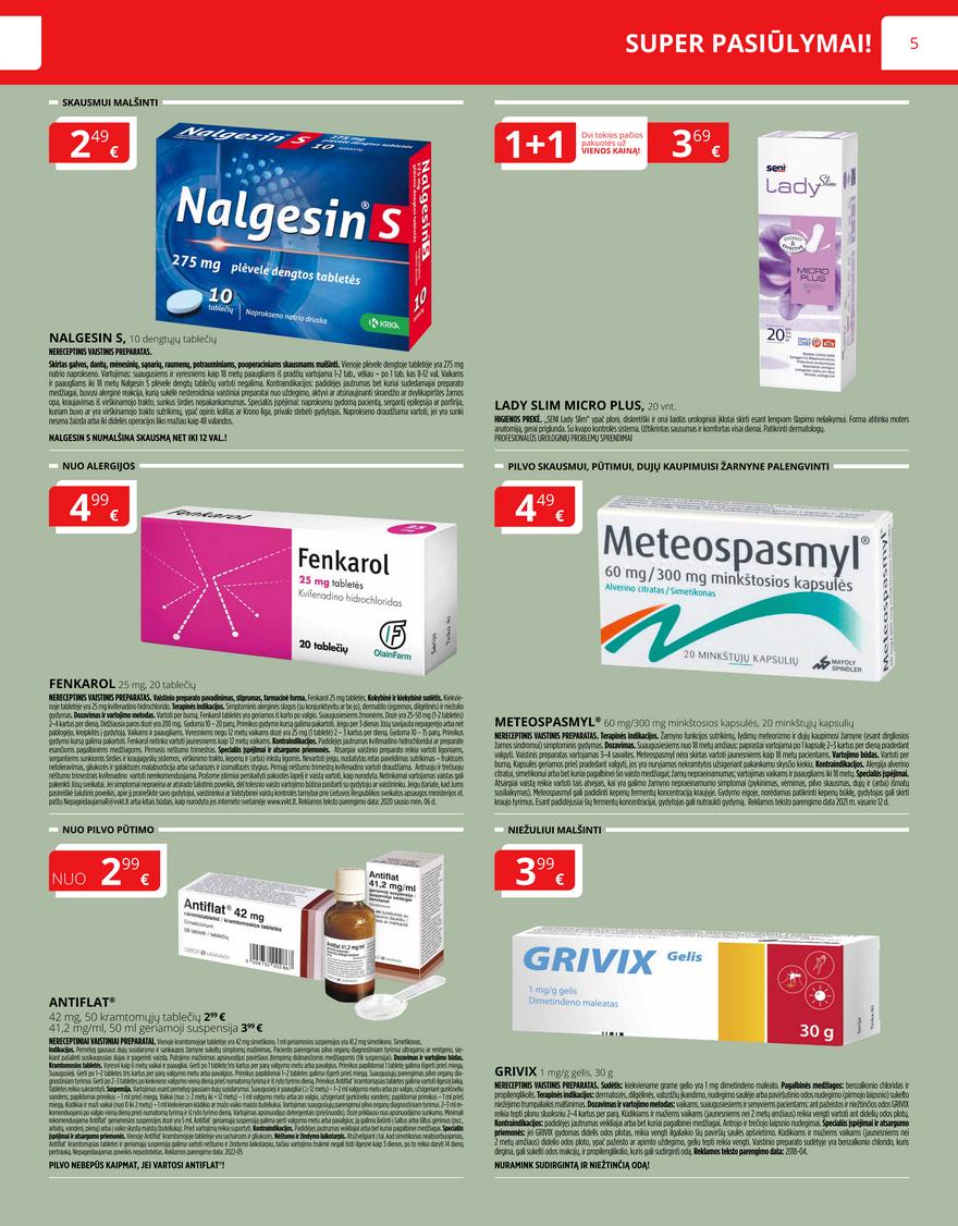 Norfos vaistinės leidinys akcijos nuo 
  2022-06-01 iki 
  2022-06-30 | Leidinukas.lt puslapis 5