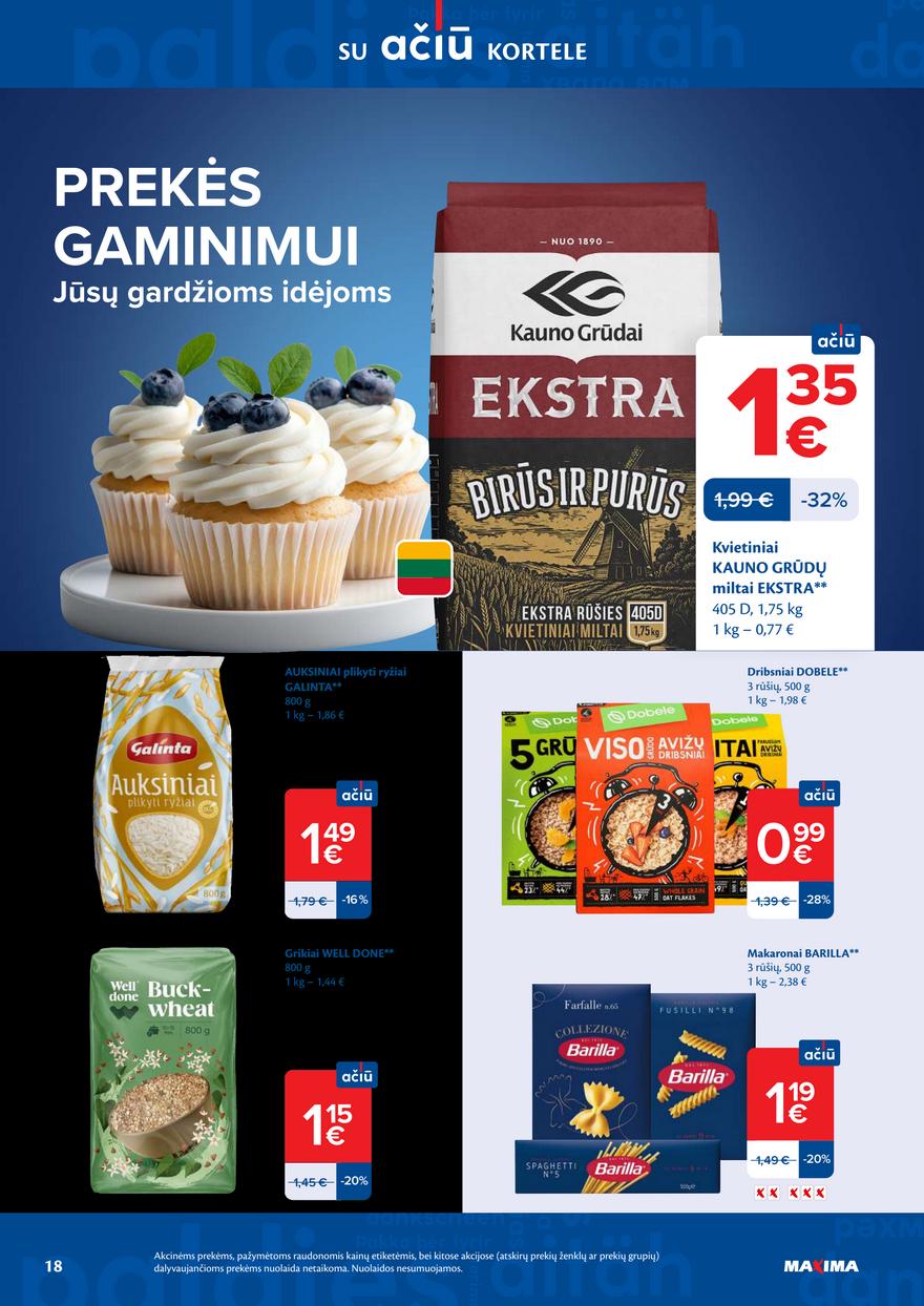 Maxima leidinys akcijos nuo 
  2026-03-31 iki 
  2026-04-06 | Leidinukas.lt puslapis 18