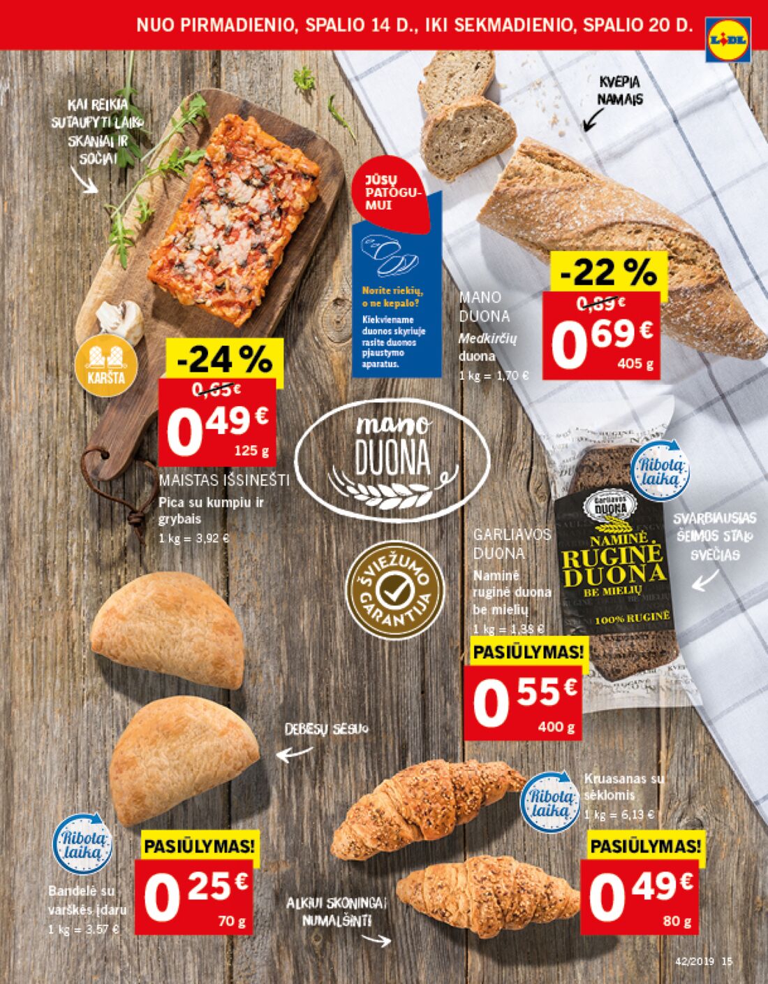 Lidl savaitinis leidinys akcijos nuo 
  2019-10-14 iki 
  2019-10-20 | Leidinukas.lt puslapis 15
