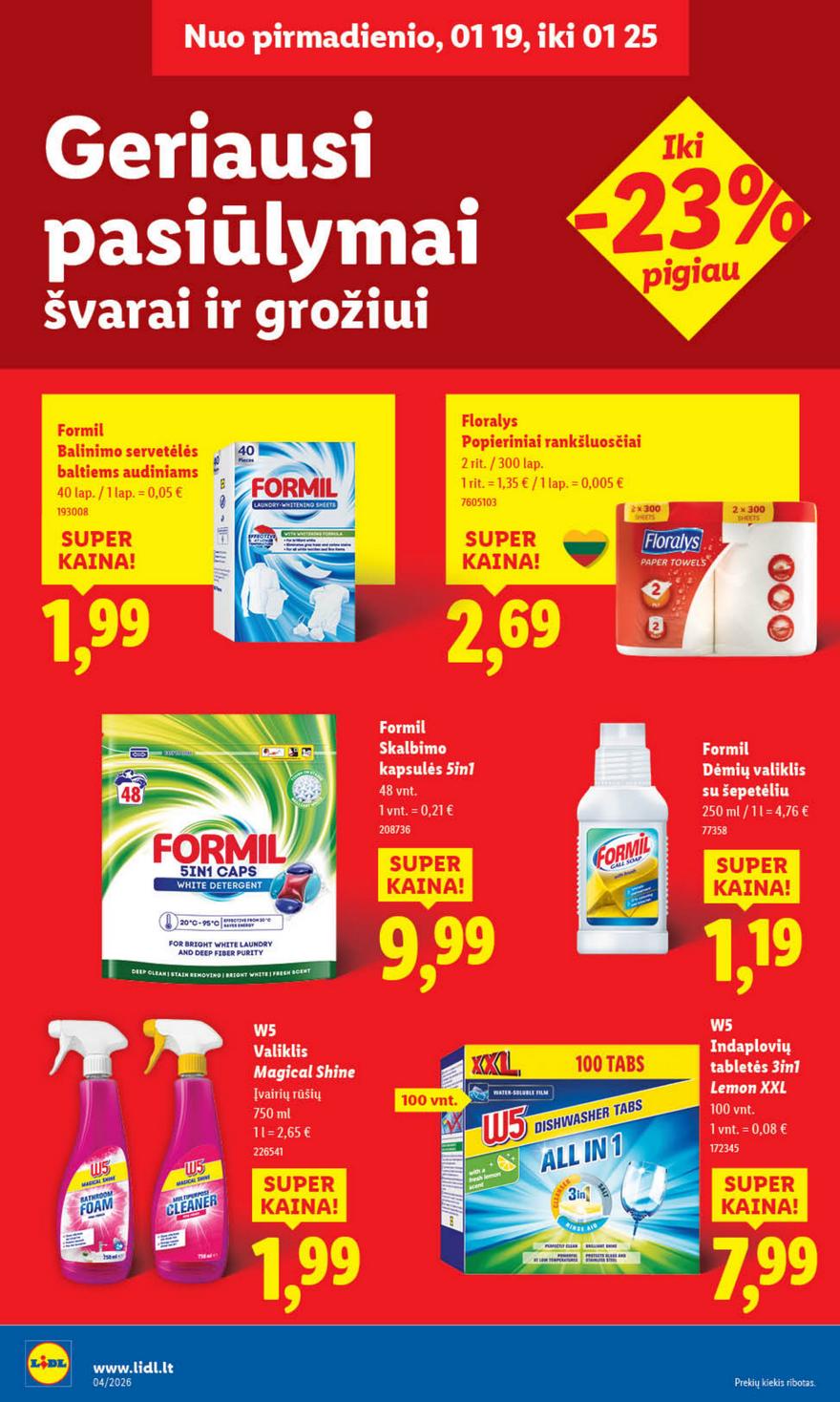 Lidl naujas leidinys akcijos nuo 
  2026-01-19 iki 
  2026-01-25 | Leidinukas.lt puslapis 28