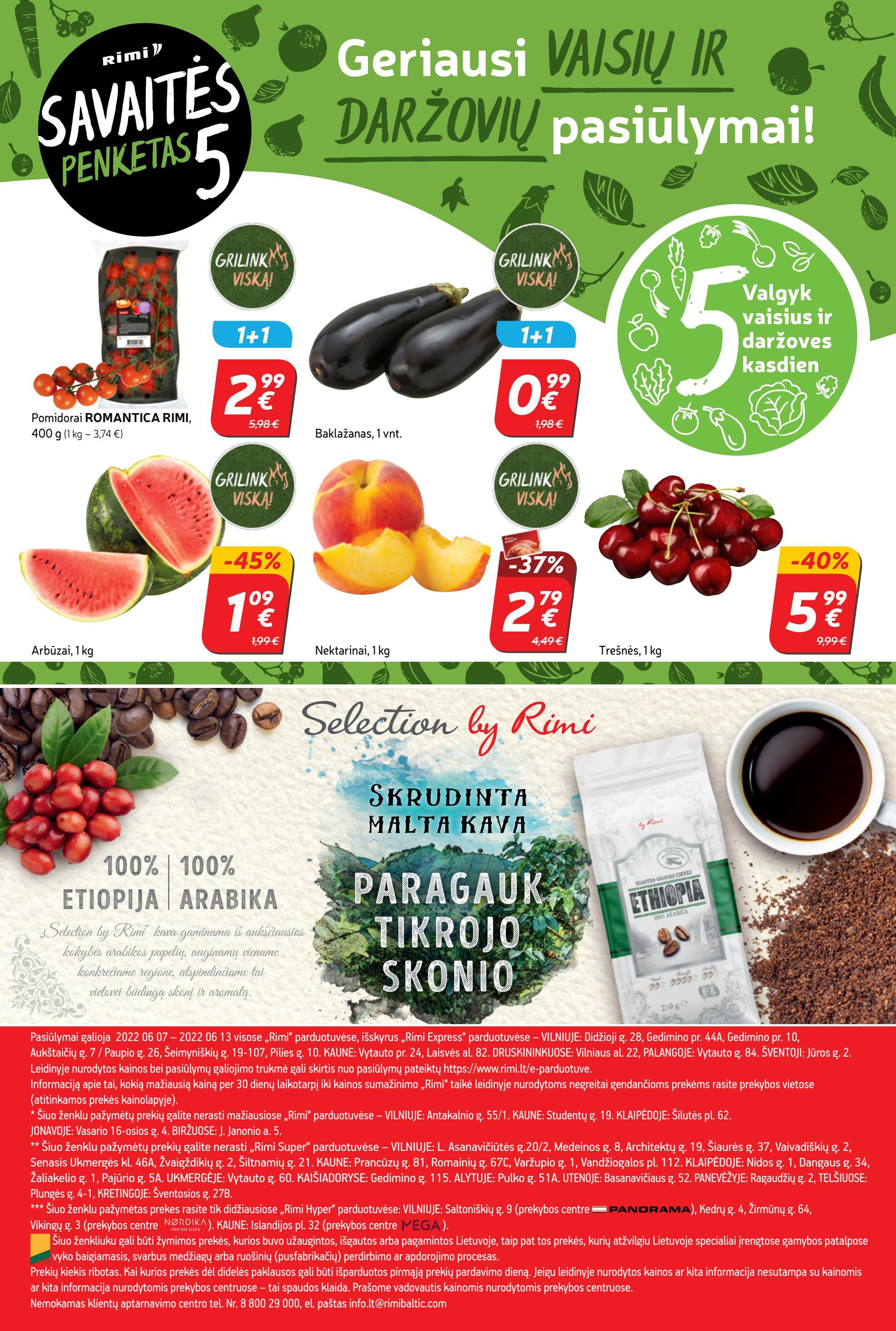 Rimi savaitinis leidinys akcijos nuo 
  2022-06-07 iki 
  2022-06-13 | Leidinukas.lt puslapis 23