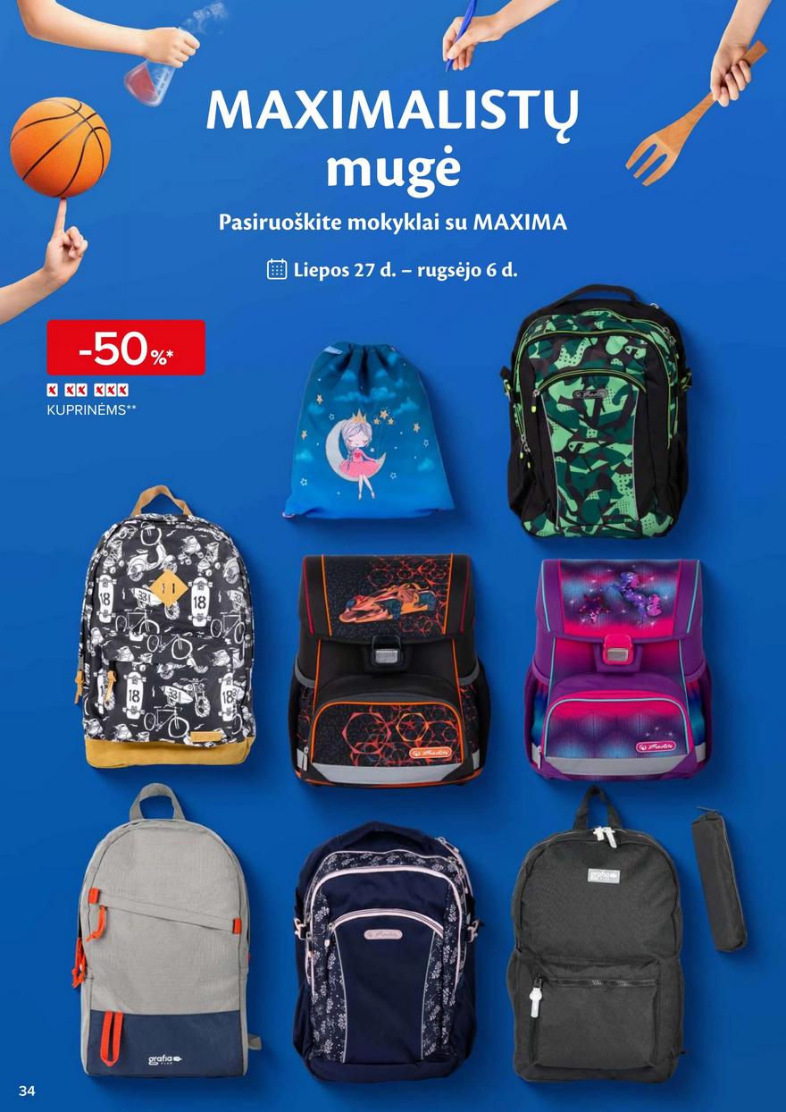 Maxima kaininis leidinys akcijos nuo 
  2023-08-29 iki 
  2023-09-04 | Leidinukas.lt puslapis 34