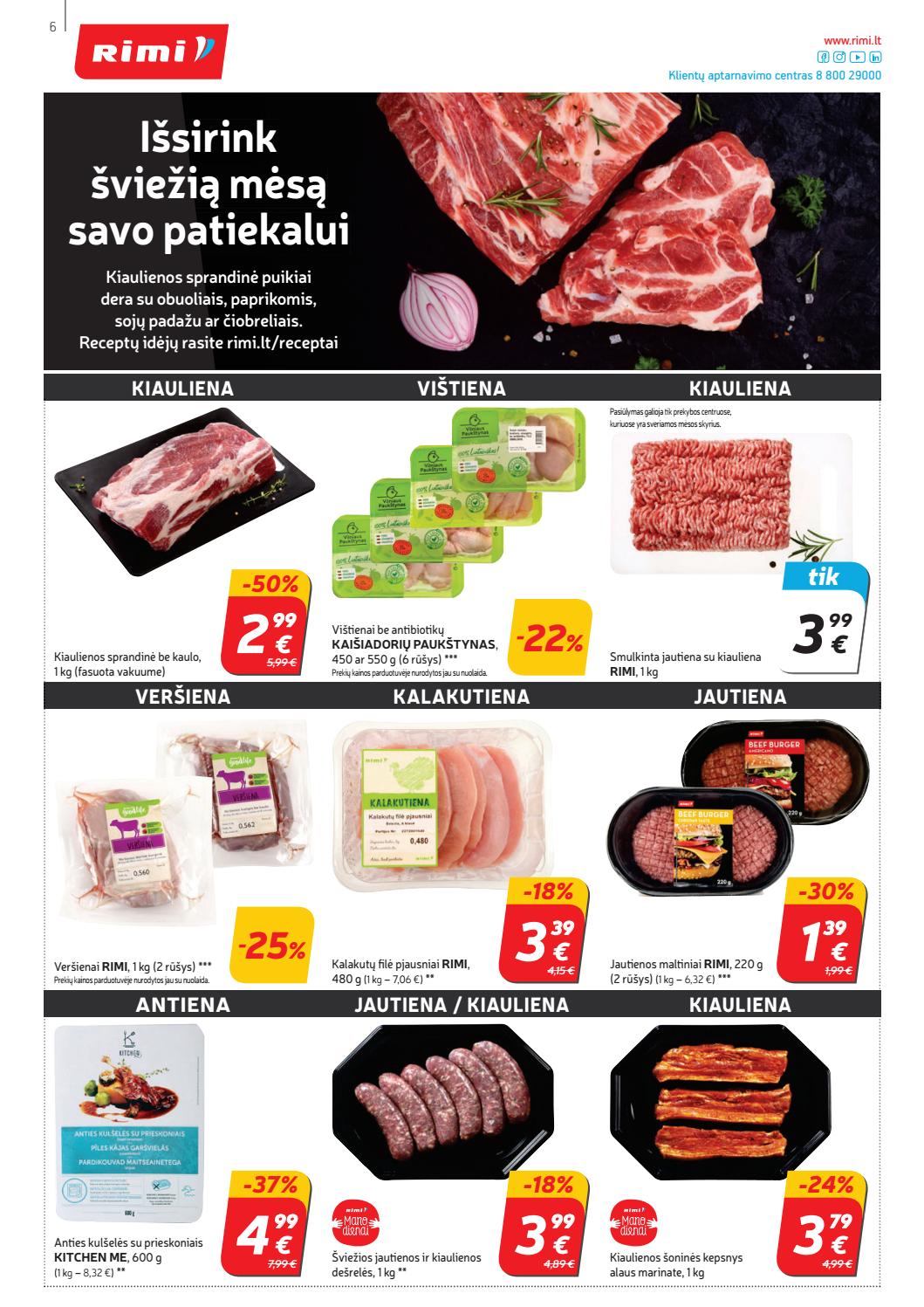 Rimi savaitinis leidinys akcijos nuo 
  2021-01-12 iki 
  2021-01-18 | Leidinukas.lt puslapis 6