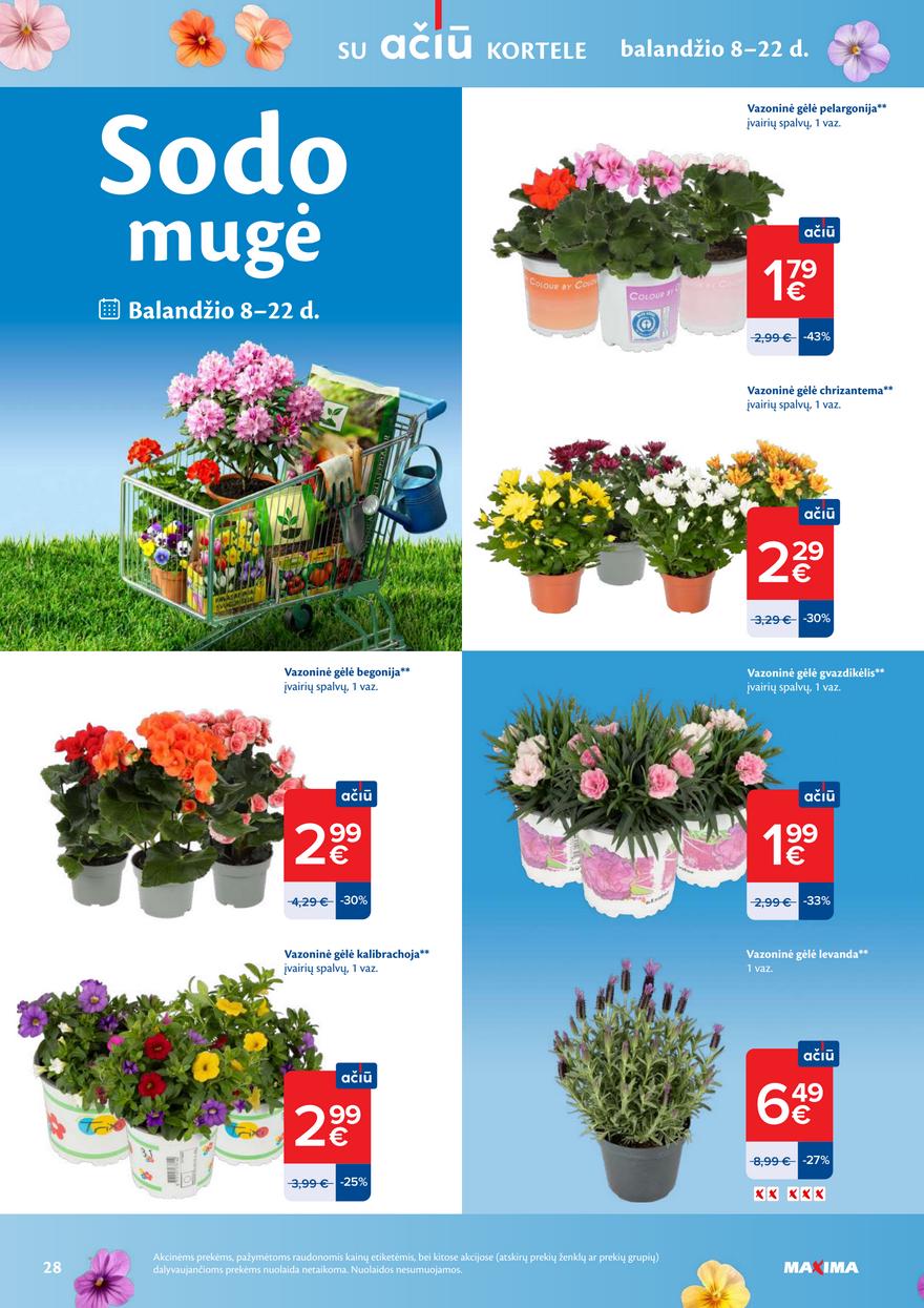 Maxima leidinys akcijos nuo 
  2026-04-14 iki 
  2026-04-20 | Leidinukas.lt puslapis 28