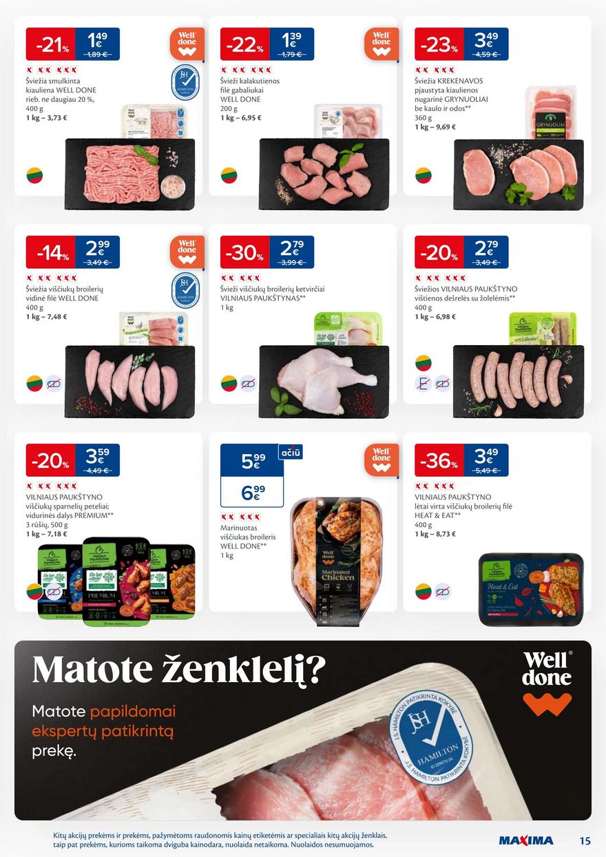 Maxima savaitinis leidinys 37 akcijos nuo
2024-09-10 iki
2024-09-16 | Leidinukas.lt puslapis 15
