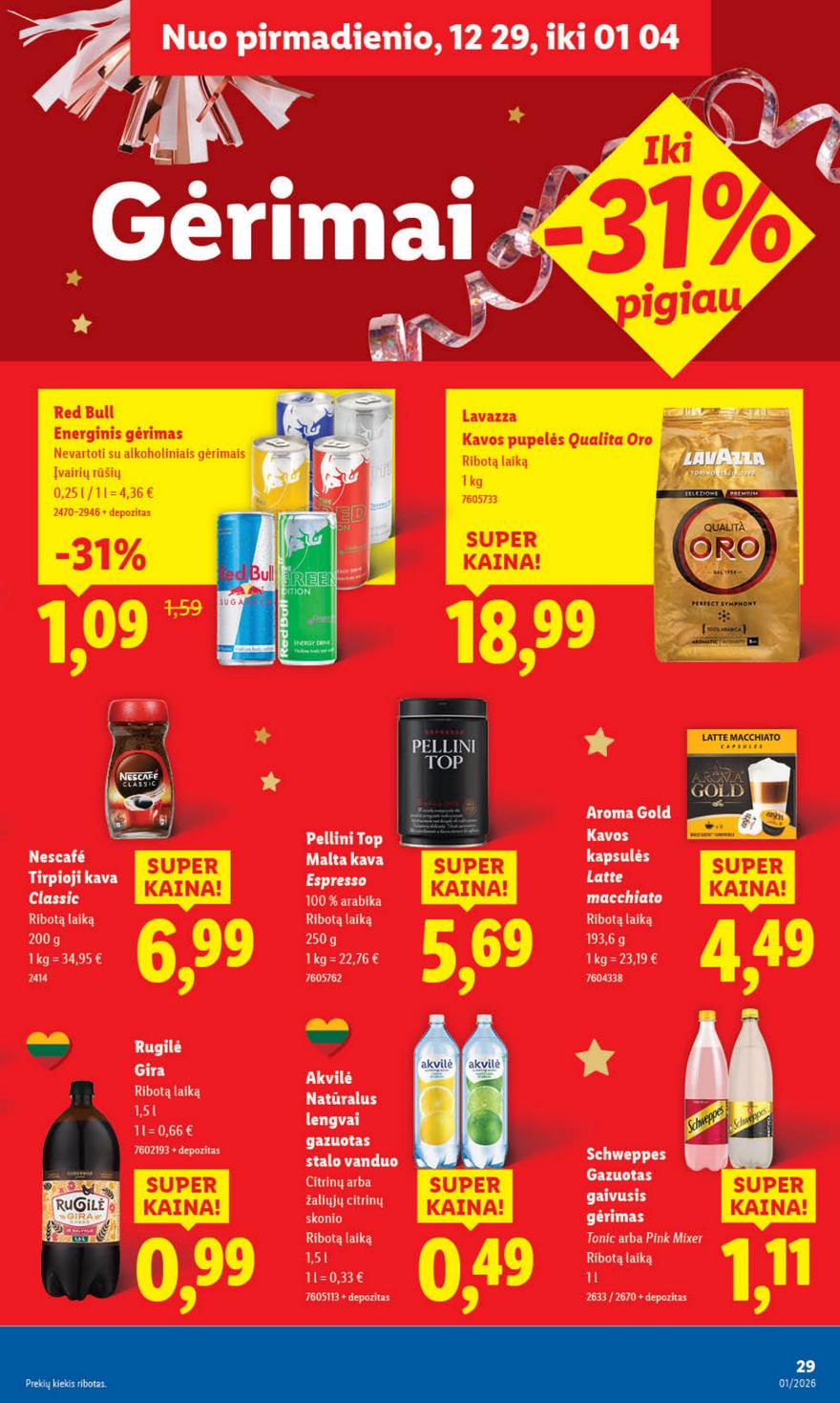 Lidl leidinys akcijos nuo 
  2025-12-29 iki 
  2026-01-04 | Leidinukas.lt puslapis 29