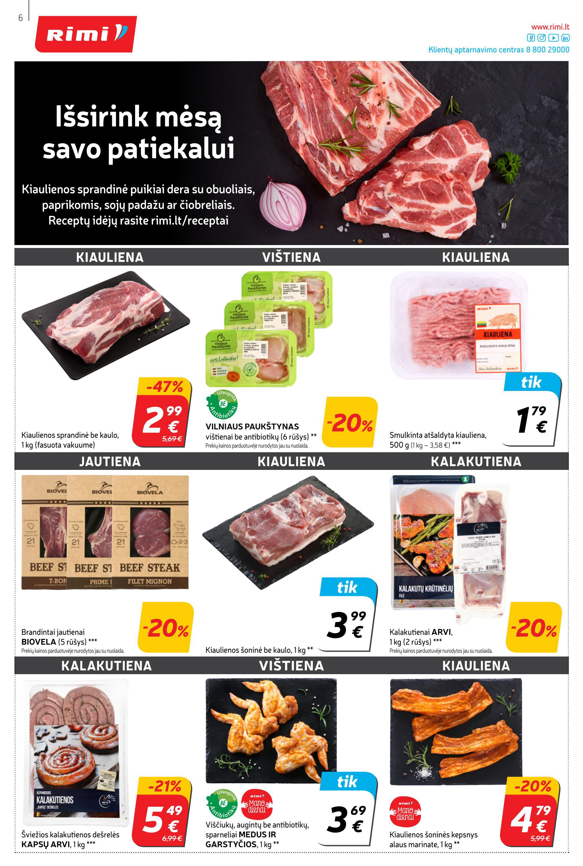 Rimi savaitinis leidinys akcijos nuo 
  2022-02-01 iki 
  2022-02-07 | Leidinukas.lt puslapis 6