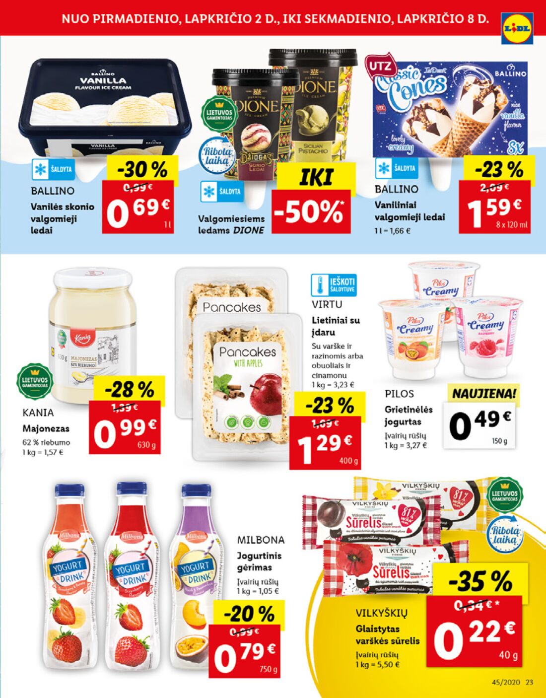 Lidl savaitinis leidinys akcijos nuo 
  2020-11-02 iki 
  2020-11-08 | Leidinukas.lt puslapis 23