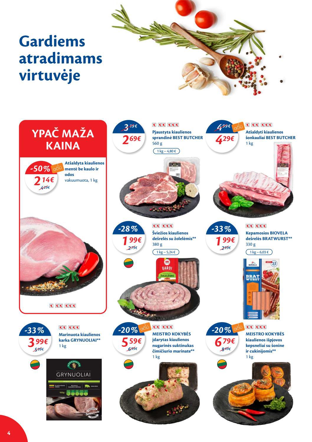 Maxima kaininis leidinys akcijos nuo 
  2022-01-04 iki 
  2022-01-10 | Leidinukas.lt puslapis 4