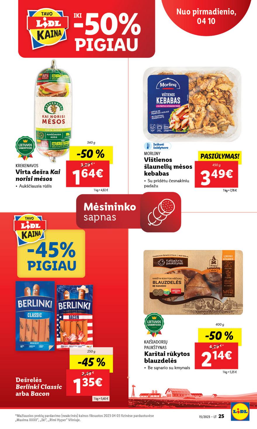 Lidl pasiūlymai akcijos nuo 
  2023-04-10 iki 
  2023-04-16 | Leidinukas.lt puslapis 25