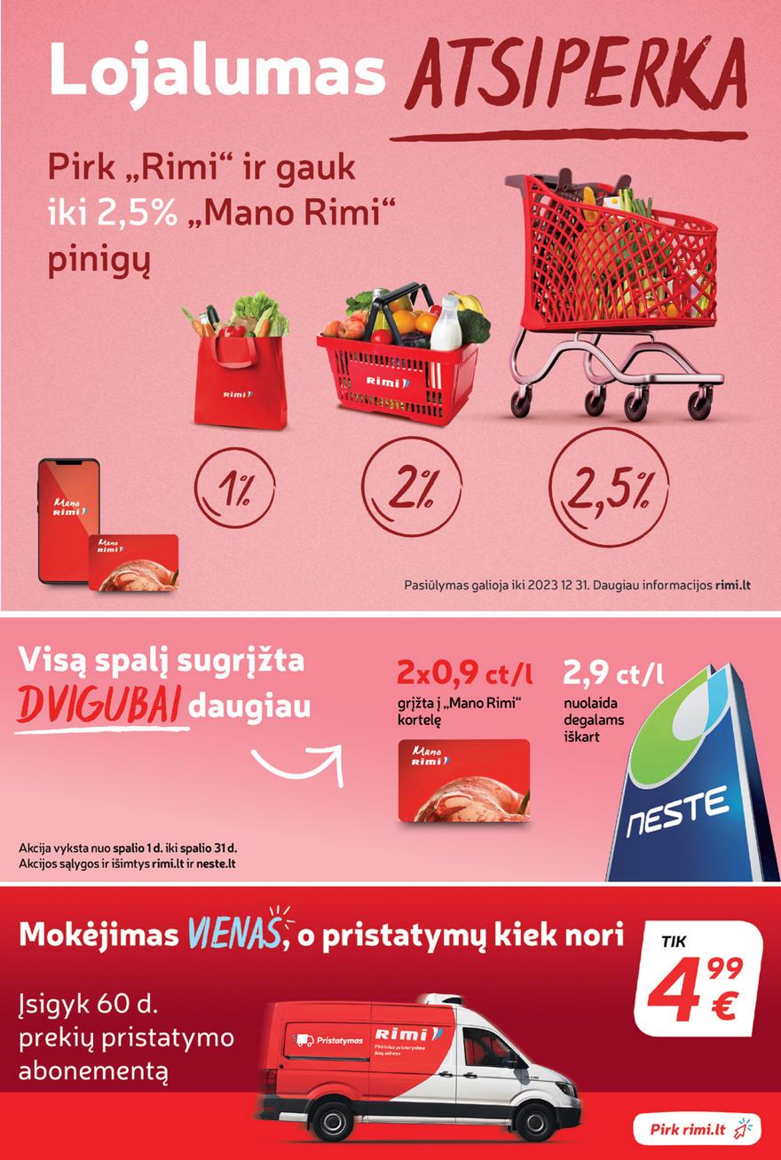 Rimi savaitinis leidinys akcijos nuo 
  2023-10-03 iki 
  2023-10-09 | Leidinukas.lt puslapis 15