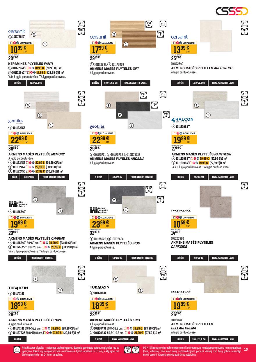 Senukai leidinys akcijos nuo 
  2026-03-31 iki 
  2026-04-13 | Leidinukas.lt puslapis 13