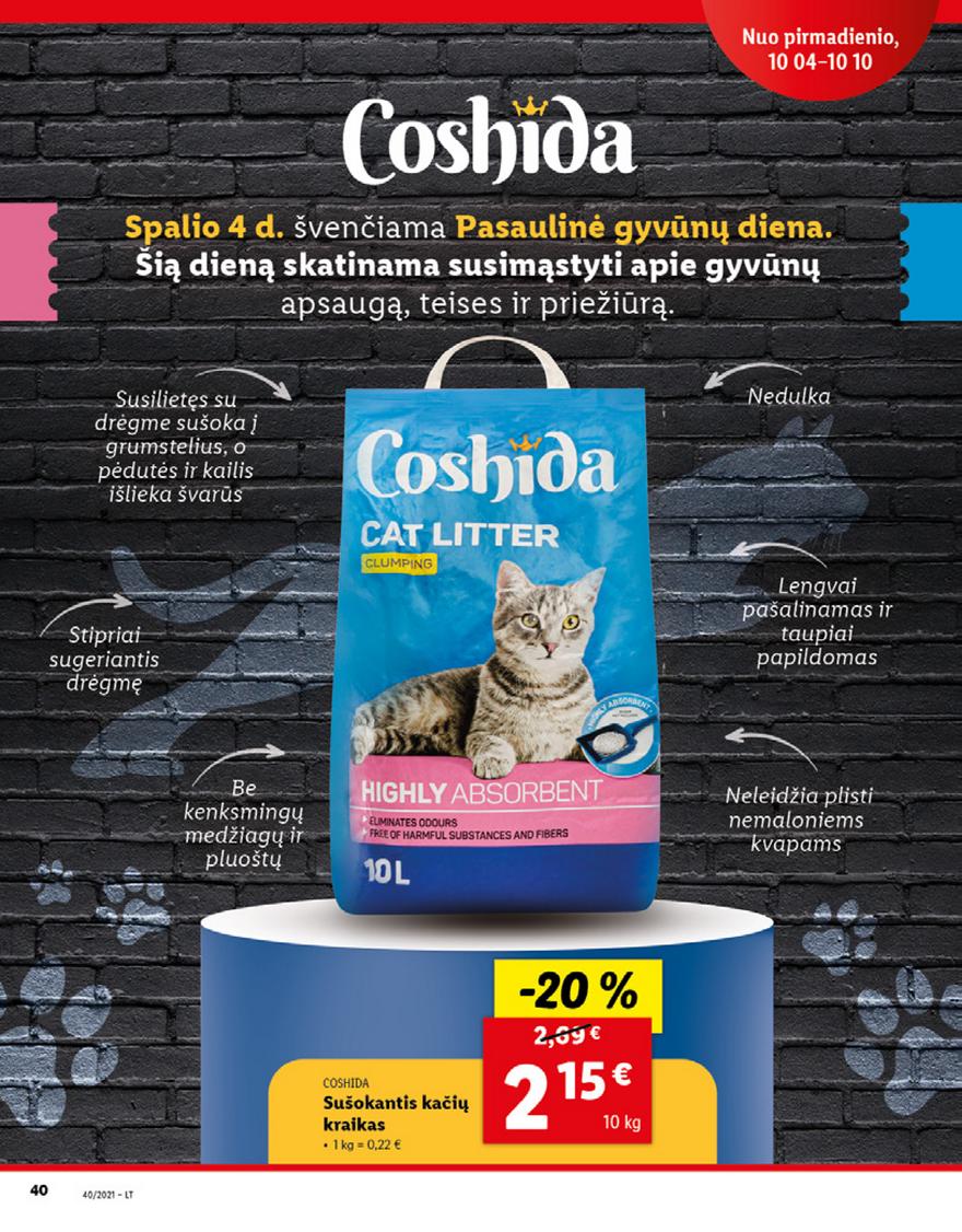 Lidl maisto prekių pasiūlymai akcijos nuo 
  2021-10-04 iki 
  2021-10-10 | Leidinukas.lt puslapis 40