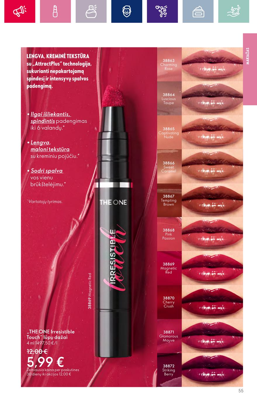 Oriflame katalogas akcijos nuo 
  2023-09-13 iki 
  2023-10-03 | Leidinukas.lt puslapis 55