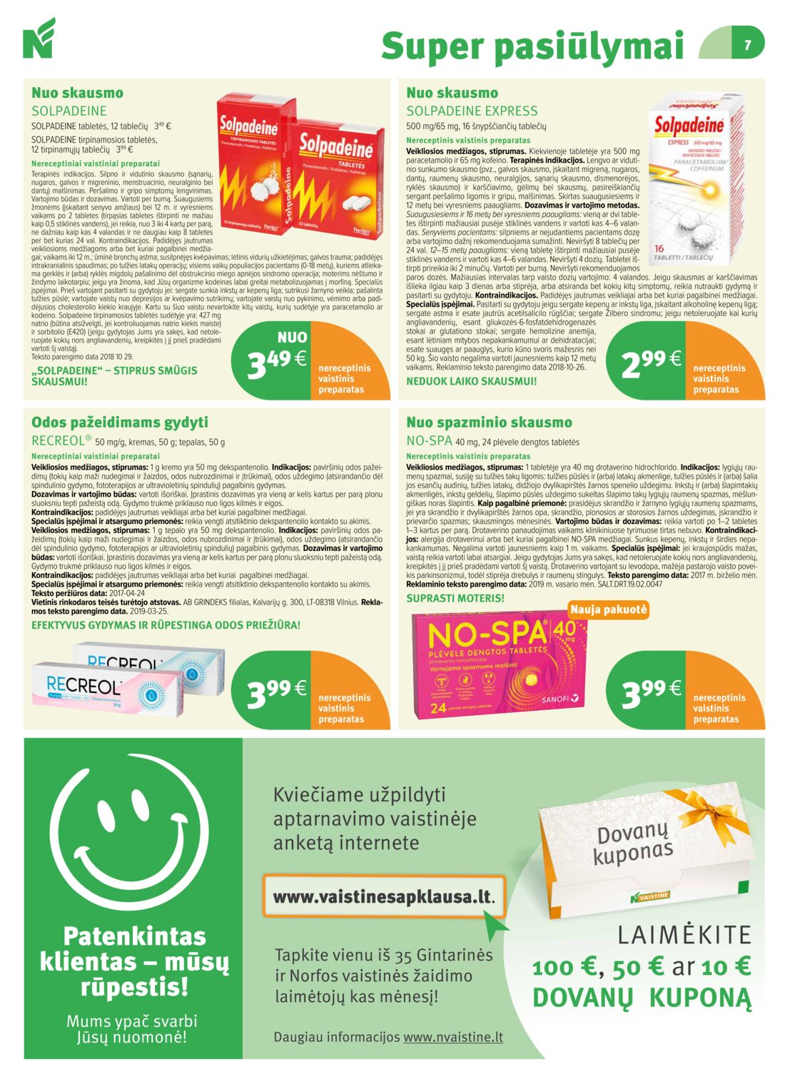 Norfos vaistinė leidinys akcijos nuo 
  2019-06-01 iki 
  2019-06-30 | Leidinukas.lt puslapis 7