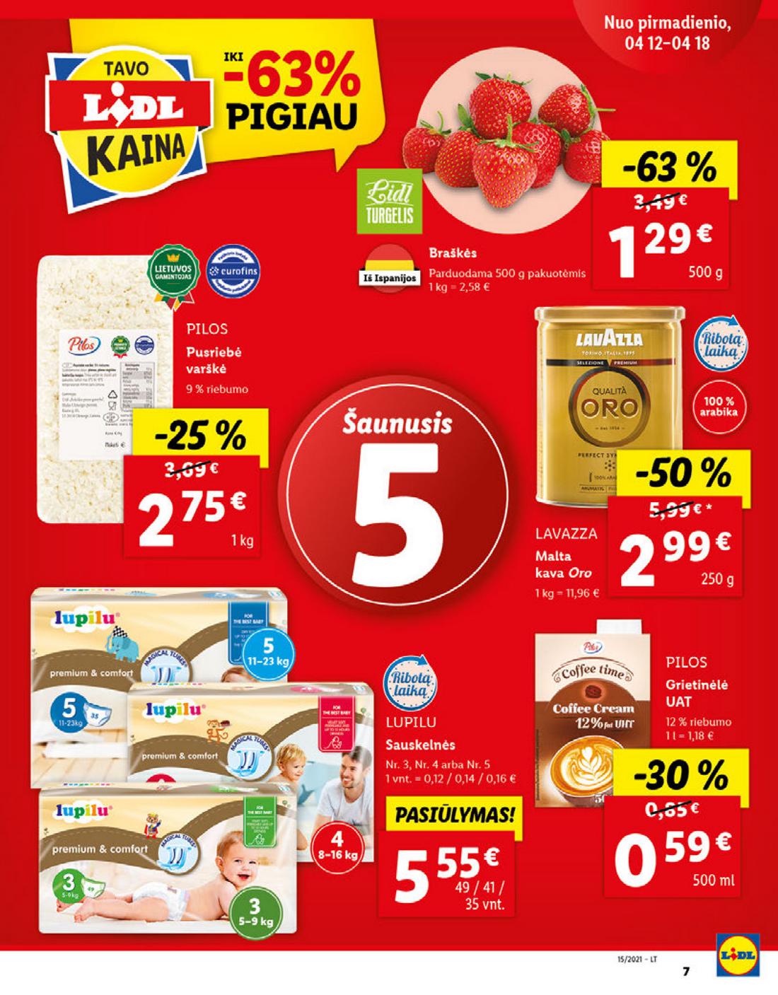 Lidl maisto prekių pasiūlymai akcijos nuo 
  2021-04-12 iki 
  2021-04-18 | Leidinukas.lt puslapis 7