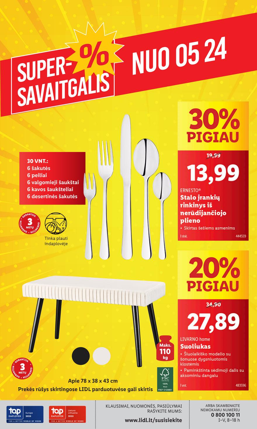 Lidl ne maisto leidinys akcijos nuo 
  2025-05-19 iki 
  2025-05-25 | Leidinukas.lt puslapis 46