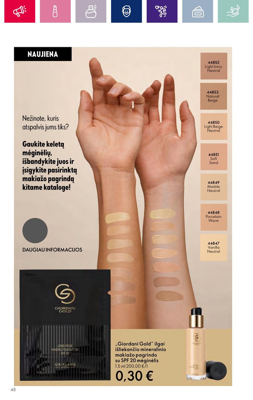 Oriflame katalogas akcijos nuo 
  2023-10-25 iki 
  2023-11-07 | Leidinukas.lt puslapis 48