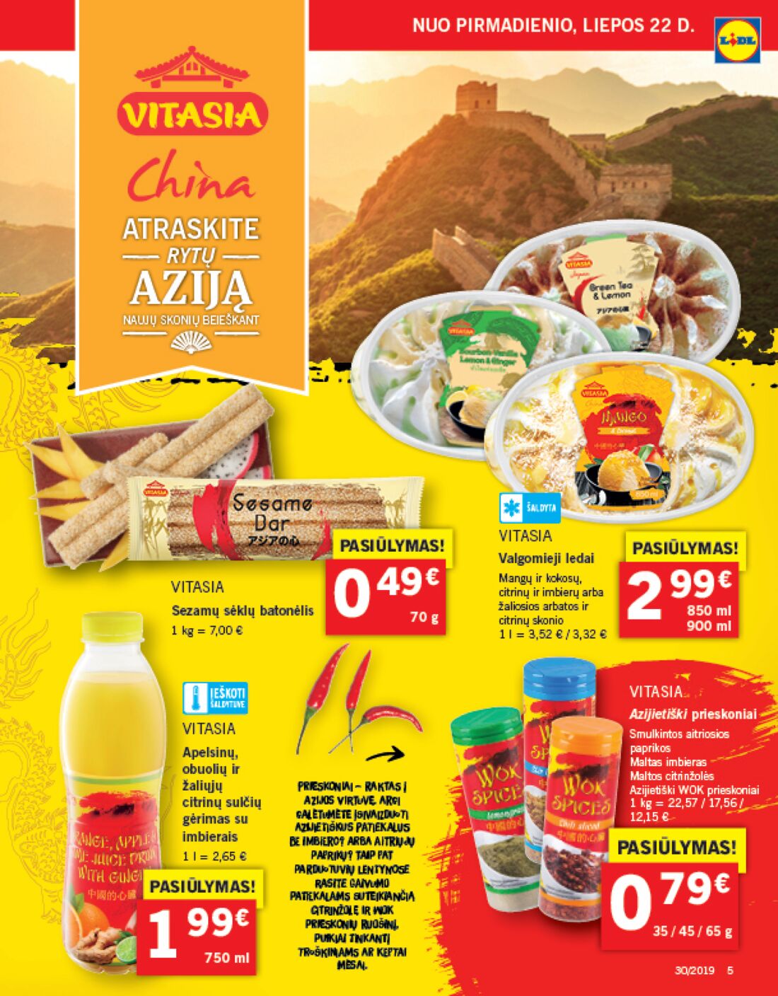 Lidl savaitinis leidinys akcijos nuo 
  2019-07-22 iki 
  2019-07-28 | Leidinukas.lt puslapis 5