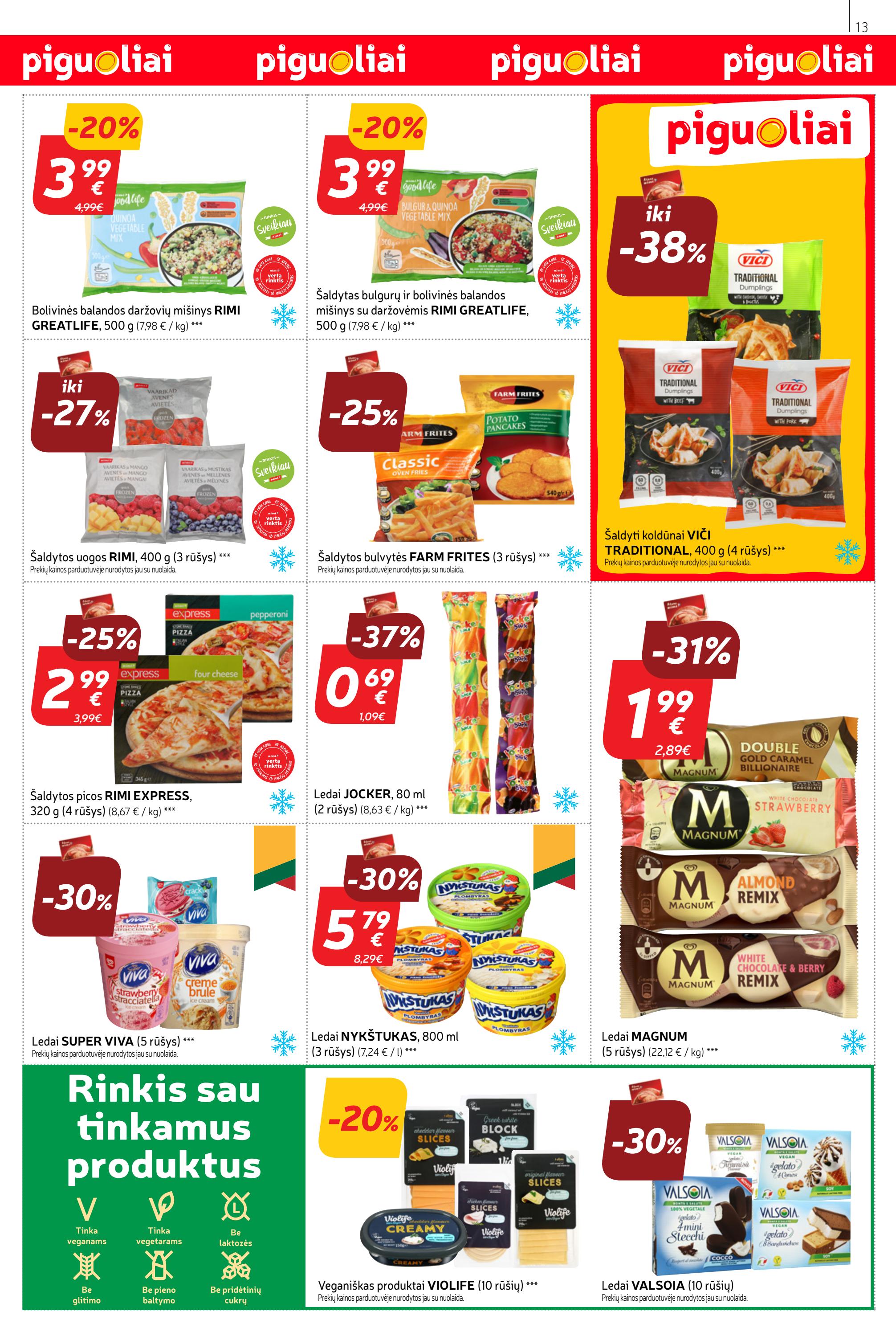 Rimi savaitinis leidinys akcijos nuo 
  2023-04-18 iki 
  2023-04-24 | Leidinukas.lt puslapis 13