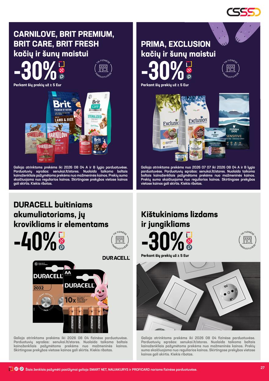 Senukai leidinys akcijos nuo 
  2026-07-03 iki 
  2026-07-20 | Leidinukas.lt puslapis 27