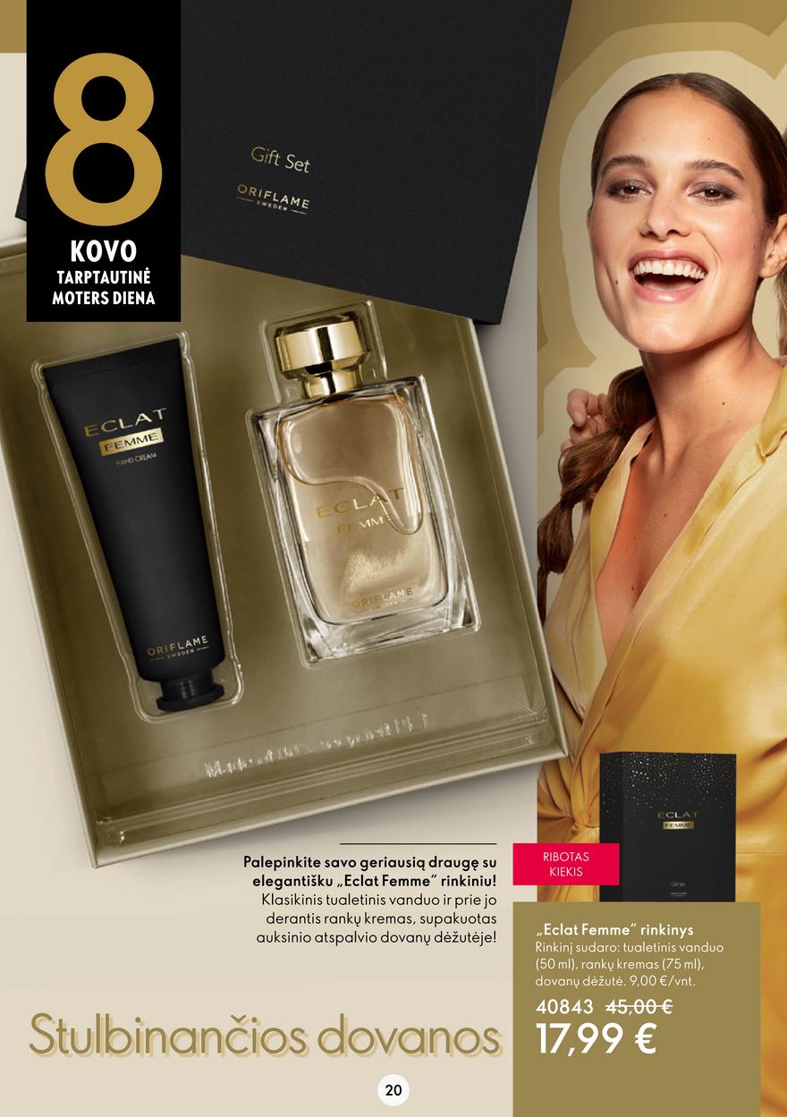 Oriflame katalogas akcijos nuo 
  2023-02-01 iki 
  2023-02-21 | Leidinukas.lt puslapis 20