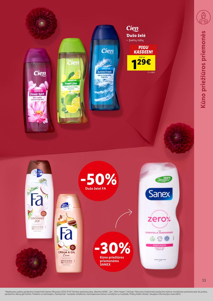 Lidl pasiūlymai akcijos nuo 
  2022-10-13 iki 
  2022-10-19 | Leidinukas.lt puslapis 33
