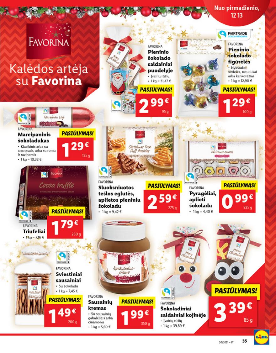 Lidl maisto prekių pasiūlymai akcijos nuo 
  2021-12-13 iki 
  2021-12-19 | Leidinukas.lt puslapis 35