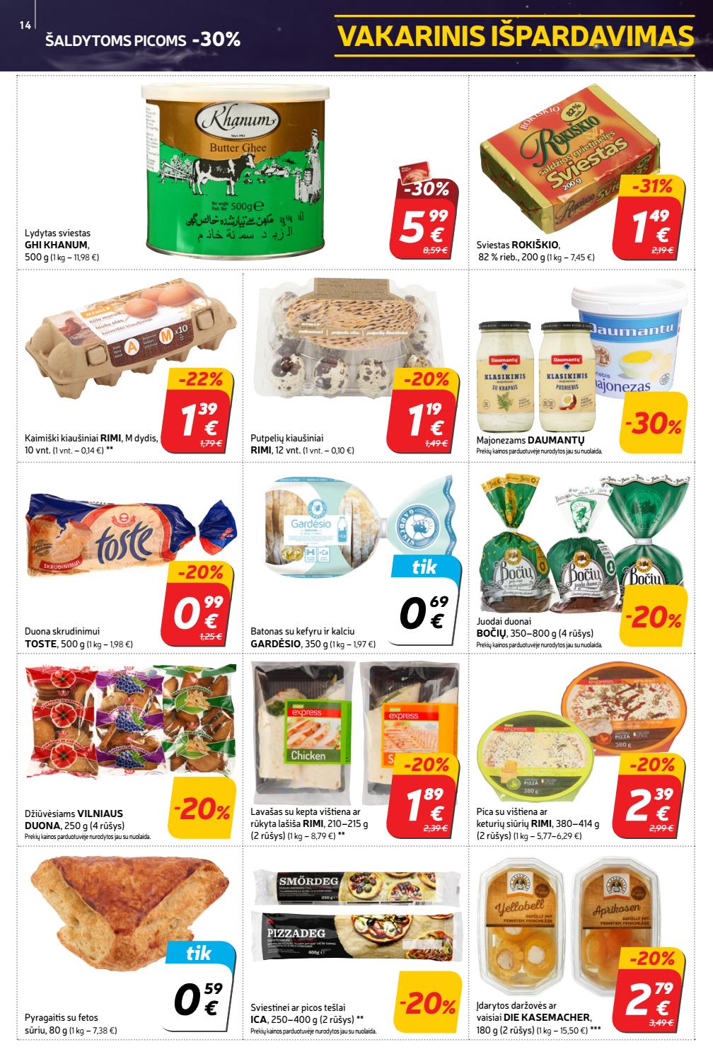 Rimi savaitinis leidinys akcijos nuo 
  2019-10-08 iki 
  2019-10-14 | Leidinukas.lt puslapis 14