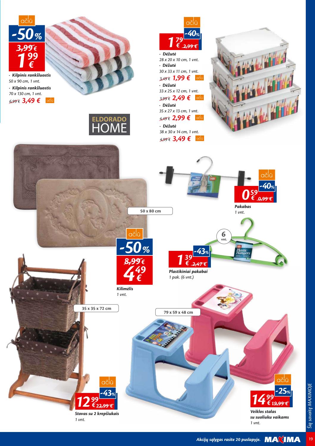 Maxima kaininis leidinys akcijos nuo 
  2019-09-10 iki 
  2019-09-16 | Leidinukas.lt puslapis 19