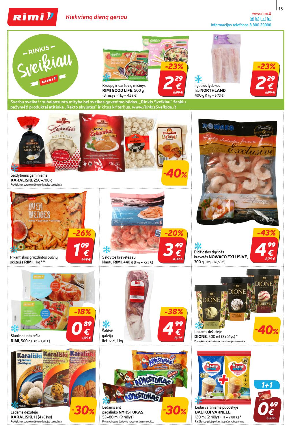 Rimi savaitinis leidinys akcijos nuo 
  2019-11-19 iki 
  2019-11-25 | Leidinukas.lt puslapis 15