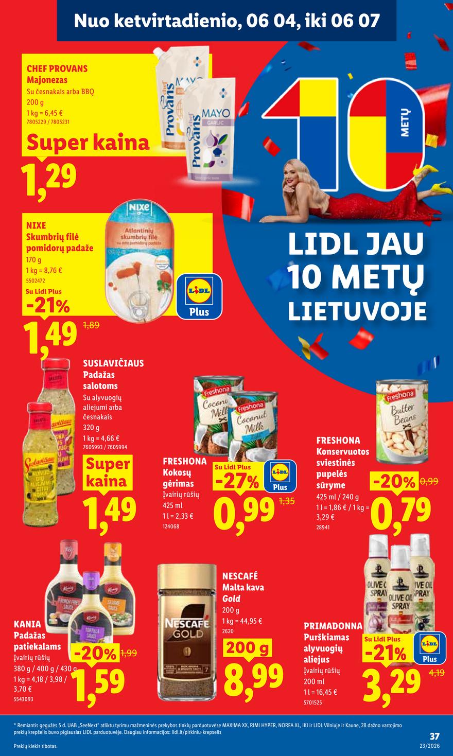 Lidl leidinys akcijos nuo 
  2026-06-01 iki 
  2026-06-07 | Leidinukas.lt puslapis 37