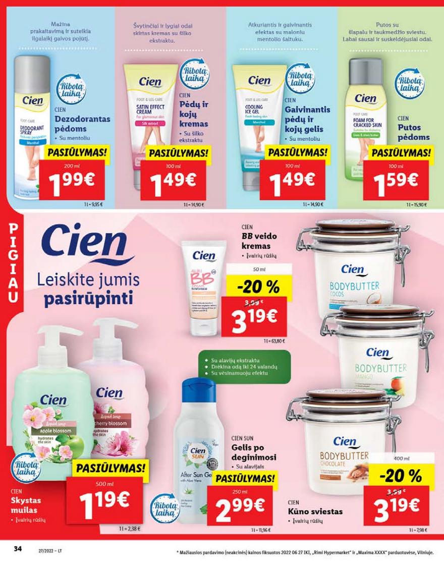 Lidl maisto prekių pasiūlymai akcijos nuo 
  2022-07-04 iki 
  2022-07-10 | Leidinukas.lt puslapis 34