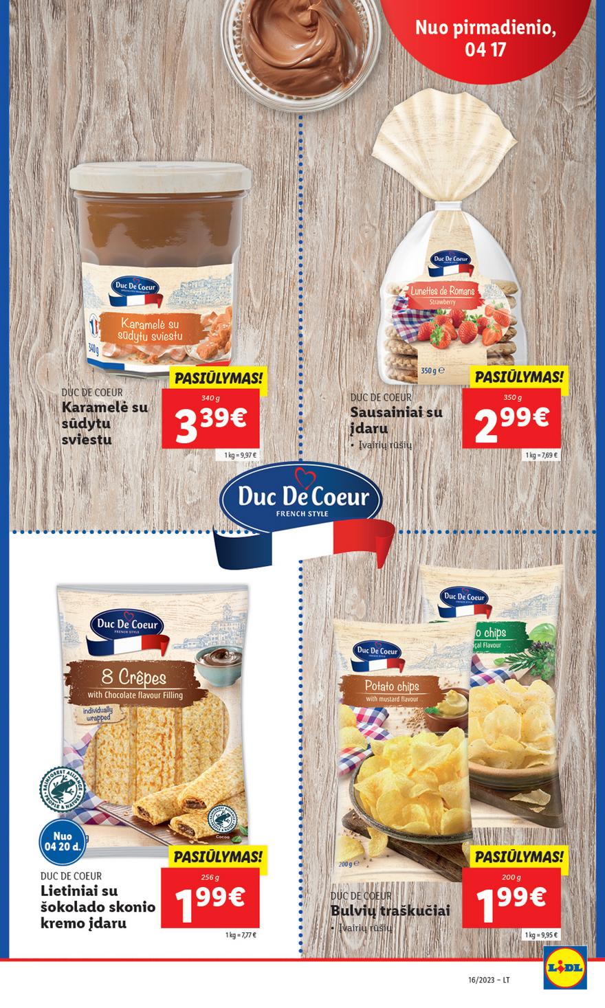 Lidl pasiūlymai akcijos nuo 
  2023-04-17 iki 
  2023-04-23 | Leidinukas.lt puslapis 23