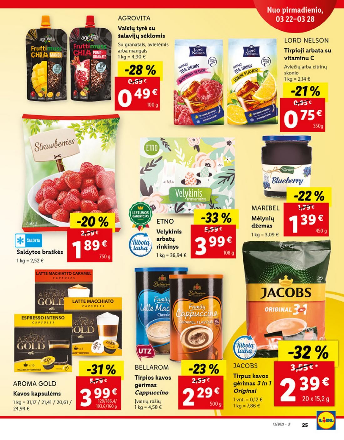 Lidl maisto prekių pasiūlymai akcijos nuo 
  2021-03-22 iki 
  2021-03-28 | Leidinukas.lt puslapis 25