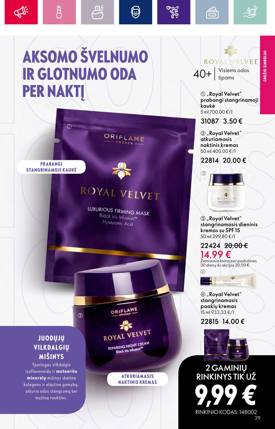 Oriflame katalogas akcijos nuo 
  2023-10-04 iki 
  2023-11-01 | Leidinukas.lt puslapis 29